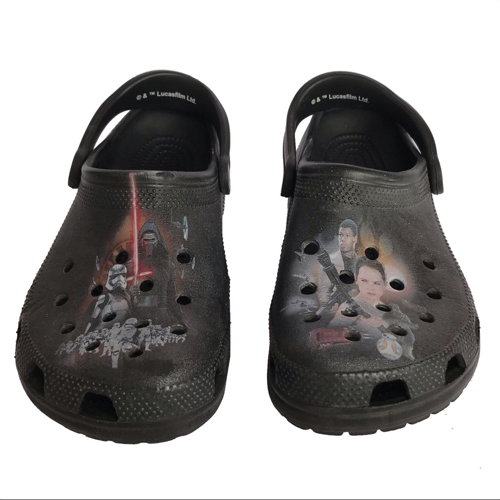 Star Wars The Force Awakens Black Crocs 7